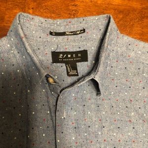 Men’s Denim Button Down Shirt